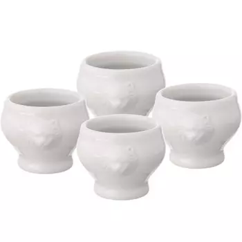 Набор пиал 5 см Tognana Mini Party 4 шт белый