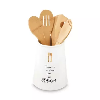 Набор из 5-ти кухонных принадлежностей на подставке Easy Life Kitchen Elements