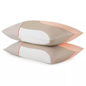 Набор из двух наволочек из сатина с авторским принтом 50 х 70 см Tkano Freak Fruit