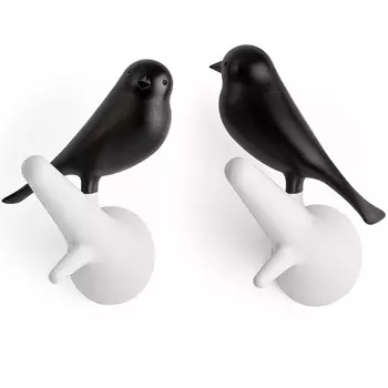 Набор из двух вешалок Qualy Sparrow чёрный