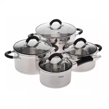 Набор кастрюль с крышками Nadoba Olina 8 предметов