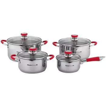 Набор кастрюль с крышками "Rosse" Master House