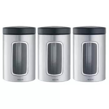 Набор контейнеров с окном 3 предмета Brabantia