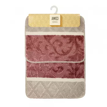 Набор ковриков для ванной Dasch Ариана 2 шт серый