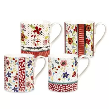 Набор кружек 250 мл в подарочной коробке Churchill Пляжный отдых 4 шт