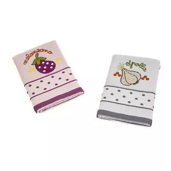 Набор кухонных полотенец Vingi Ricami Инфинити 2 штуки 50х70 см