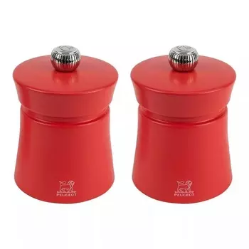 Набор мельниц для перца и для соли 9 см Peugeot Baya красный