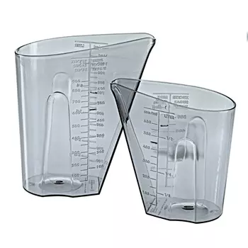 Набор мерных ёмкостей Koziol Dosis 2 шт серый