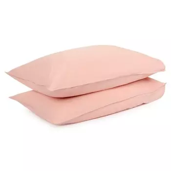 Набор наволочек из органического стираного хлопка 50 х 70 см Tkano Essential 2 шт розовый