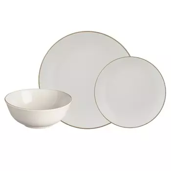 Набор обеденной посуды Mason Cash Classic 12 предметов кремовый