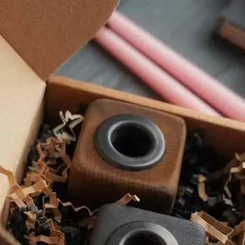 Набор подсвечников Enosens 3 шт венге