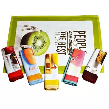 Набор полотенец для кухни 50 х 70 см Vingi Ricami Тиффани 6 шт