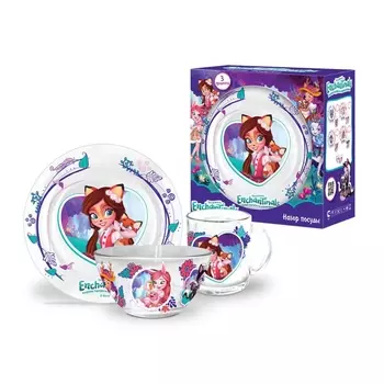 Набор посуды детской Priority Энчантималс Лисёнок