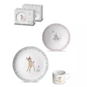 Набор посуды Disney Бэмби 3 предмета