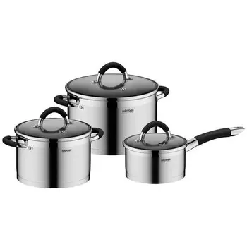 Набор посуды с крышками Nadoba Olina 6 предметов