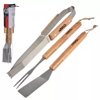 Набор приборов для барбекю 3 шт Excellent Houseware BBQ