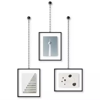 Набор рамок 20 х 25 см Umbra Fotochain 3 шт чёрный