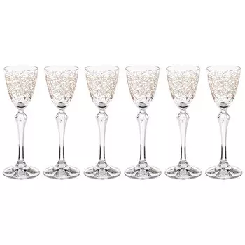 Набор рюмок 6 шт 70 мл Bohemia Crystal Elisabeth