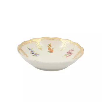 Набор салатников 13 см Carlsbad Аляска Мелкие цветы слоновая кость 6 шт