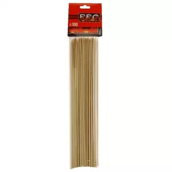 Набор шпажек-шампуров для шашлыков 30 см BBQ 100 шт