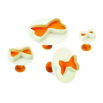 Набор штампов кондитерских Ghidini Бантик 4 шт