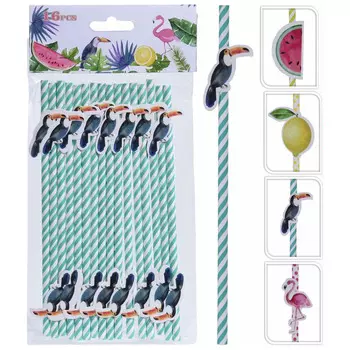 Набор соломок 16 шт Excellent Houseware в ассортименте