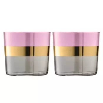 Набор стаканов 2 шт. 310 мл LSA International Bangle розовый