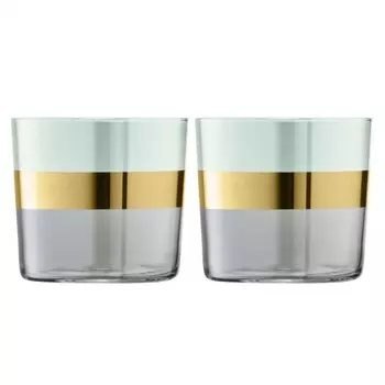 Набор стаканов 2 шт. 310 мл LSA International Bangle зелёный