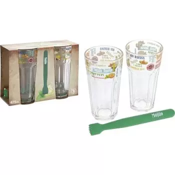 Набор стаканов с пестиком Excellent Houseware 2 шт