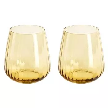 Набор стаканов 450 мл Le Stelle Opium Colour ambra 2 шт