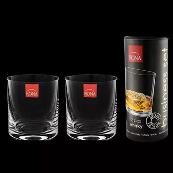 Набор стаканов для виски 2 шт. 390 мл Rona Business Set