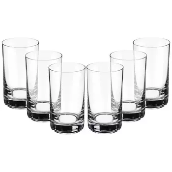 Набор стаканов для воды 6 шт 230 мл Bohemia Crystal Barline