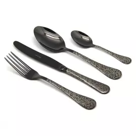 Набор столовых приборов 24 предмета Herdmar Rocco Black #5