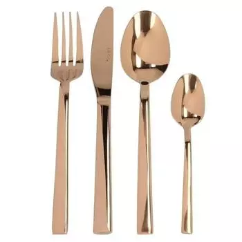 Набор столовых приборов на 4 персоны Kitchen Craft Bronze бронзовый