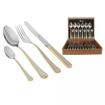 Набор столовых приборов на 6 персон Face Falperra Gold 24 предмета