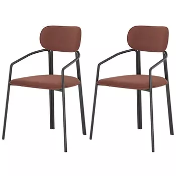 Набор стульев Latitude Ror Round 2 шт чёрный-тёмно-красный