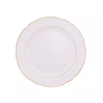Набор тарелок 24 см Thun Констанция отводка золото 6 шт