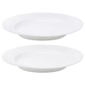 Набор тарелок 26 см Tkano Edge 2 шт белый