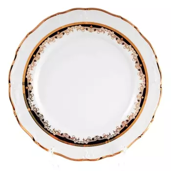 Набор тарелок 27 см Thun Мария Луиза синяя лилия 6 шт