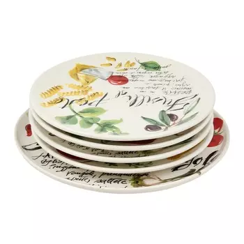 Набор тарелок 5 шт. Ceramica Cuore "Spaghetti" керамика