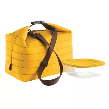 Набор термосумка и контейнер Guzzini Handy жёлтый