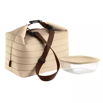 Набор термосумка+контейнер Guzzini Handy большой бежевый