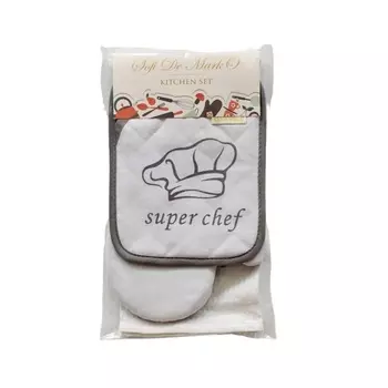 Набор текстиля для кухни Sofi de Marko Chef серый