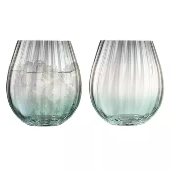 Набор тумблеров 2 шт. 425 мл Dusk зелёный-серый