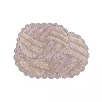 Набор ковриков для ванной Sofi de Marko Nancy 2 шт капучино