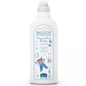 Натуральное жидкое средство для стирки детского белья 1000 мл Helan Bollicine