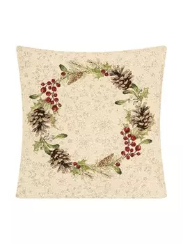 Наволочка декоративная 45 х 45 см Le Gobelin Еловый венок