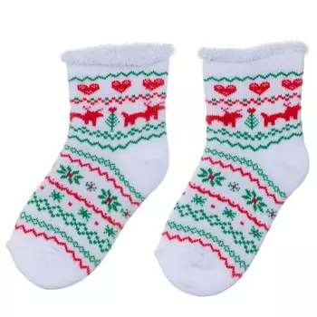 Носочки детские Alex New Year 0-6 месяцев белый