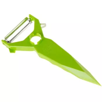 Нож-овощечистка треугольный салатовый Borner