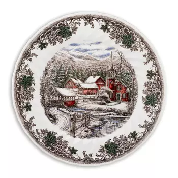 Обеденная тарелка 20 см Churchill Зимняя Деревня
